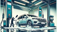Мойка внедорожника пеной