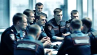 Совещание полицейских