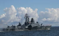 Корвет 570 в море