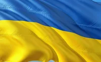 Развевающийся флаг Украины