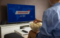Новости в телевизоре